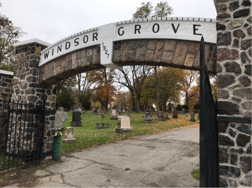 Windsor Grove Cemetery Entrance